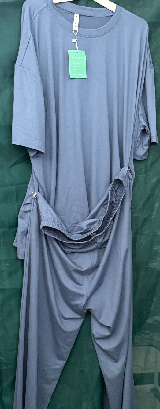 Marvellous XL Blue Cotton short set
